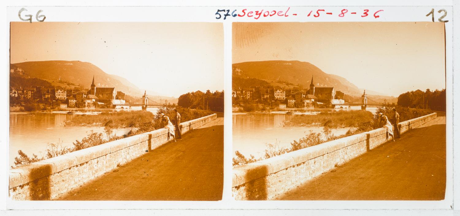 Seyssel, le pont sur le Rhône