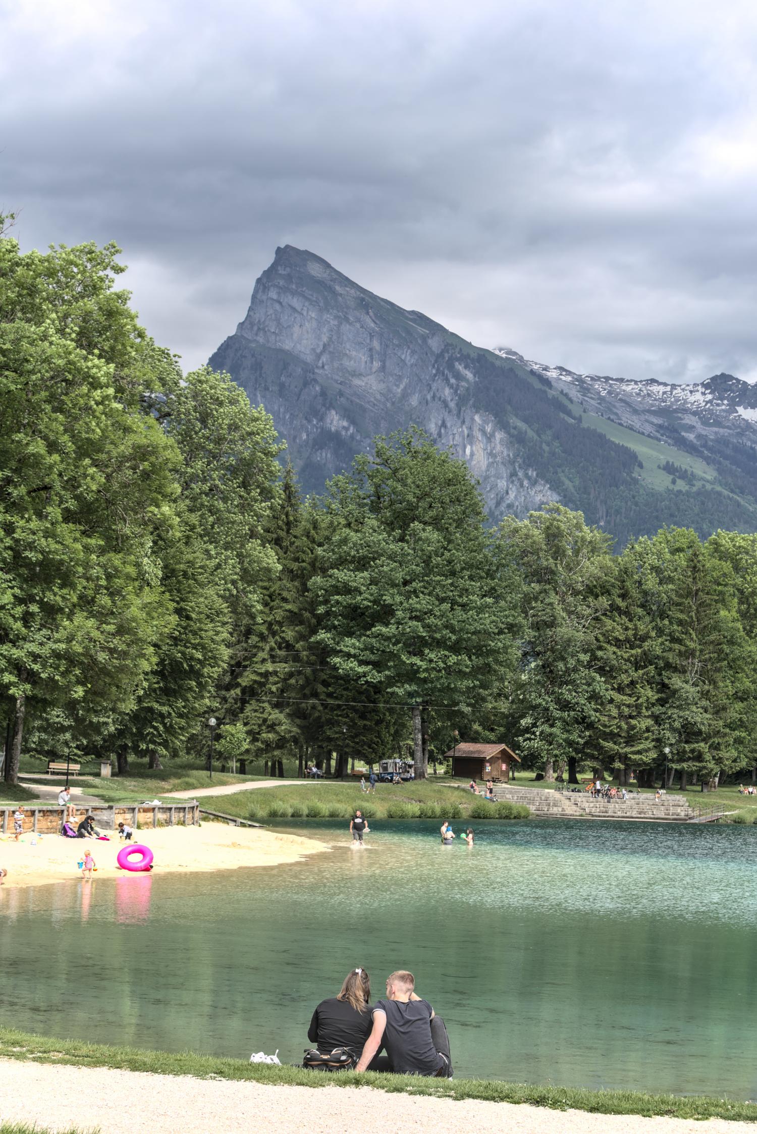 Base de loisirs du Lac Bleu, Morillon, Haute-Savoie