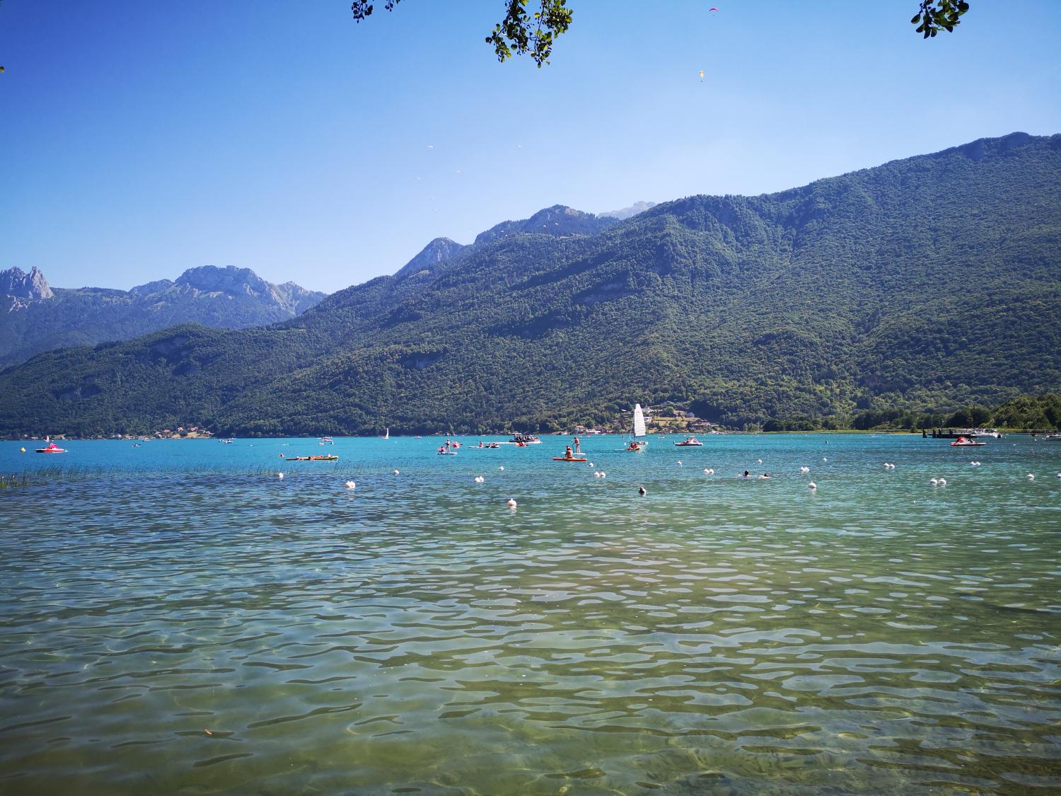 Lac d'Annecy (Haute-Savoie).