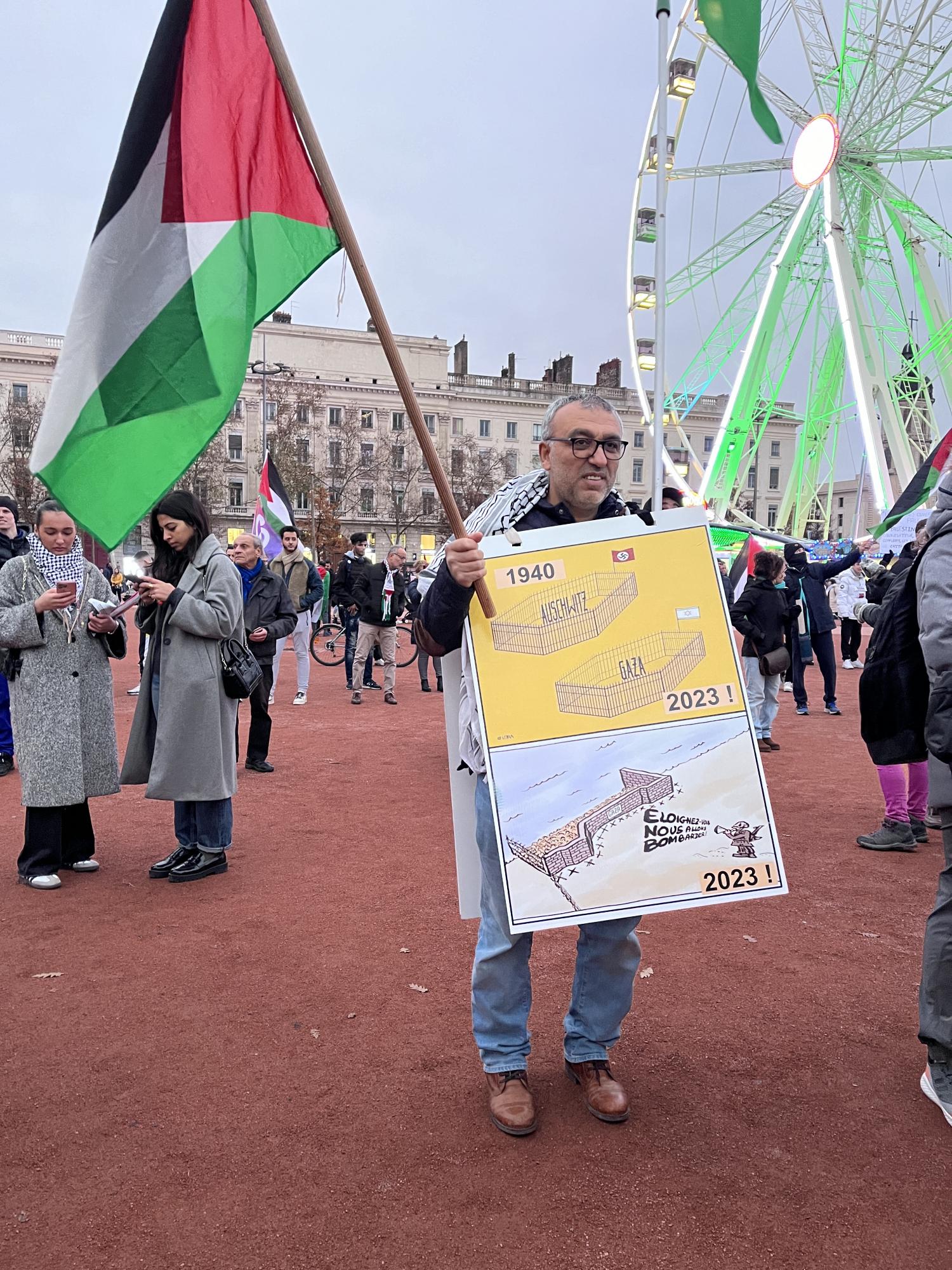 Manifestation pour Gaza et la Palestine