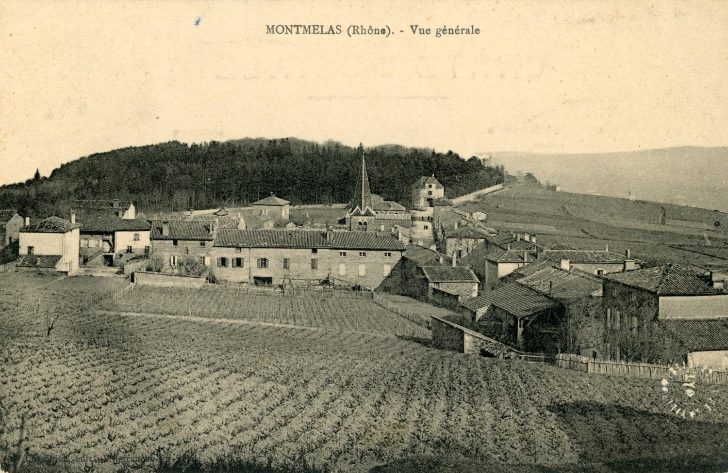 Montmelas (Rhône). - Vue générale