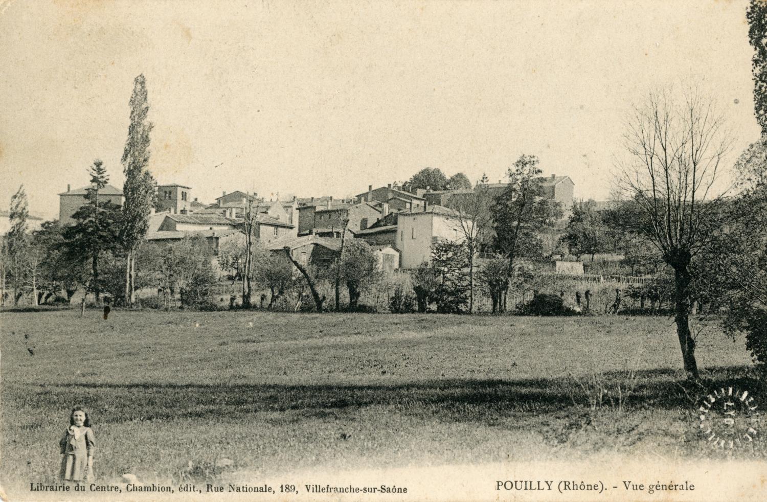 Pouilly-le-Monial (Rhône). - Vue générale