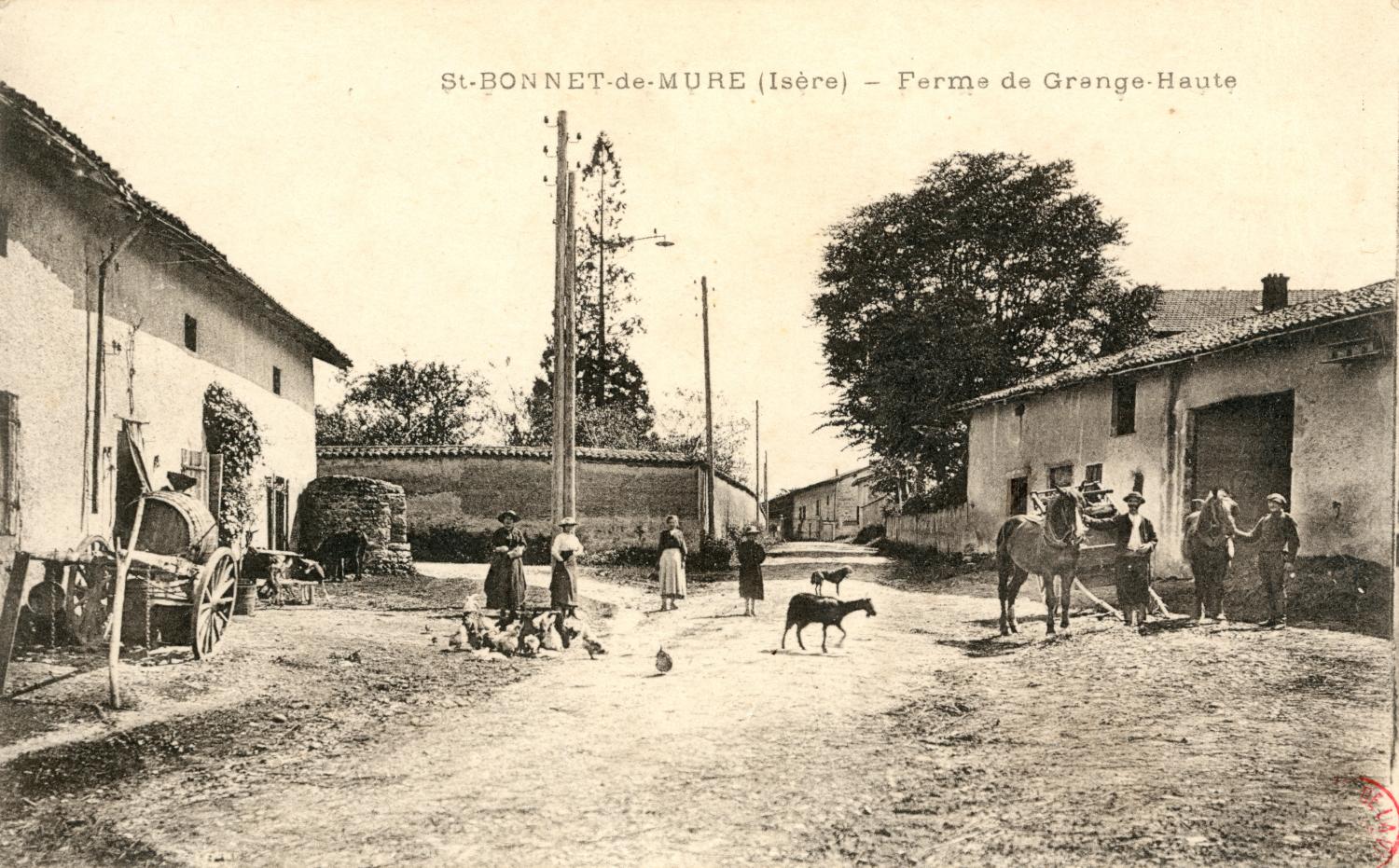 St-Bonnet-de-Mure (Isère). - Ferme de Grange-Haute