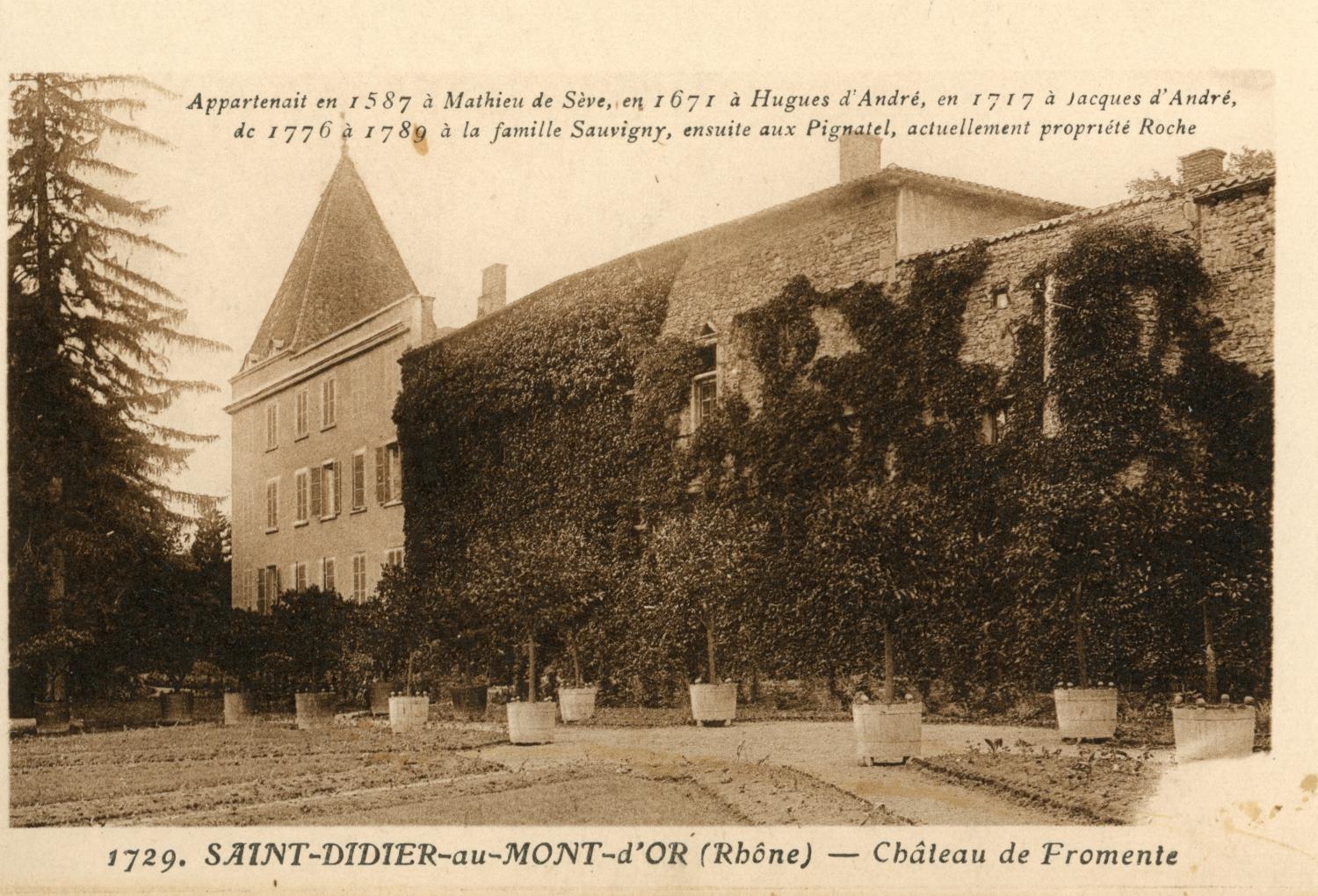Saint-Didier-au-Mont-d'Or (Rhône). - Château de Fromente