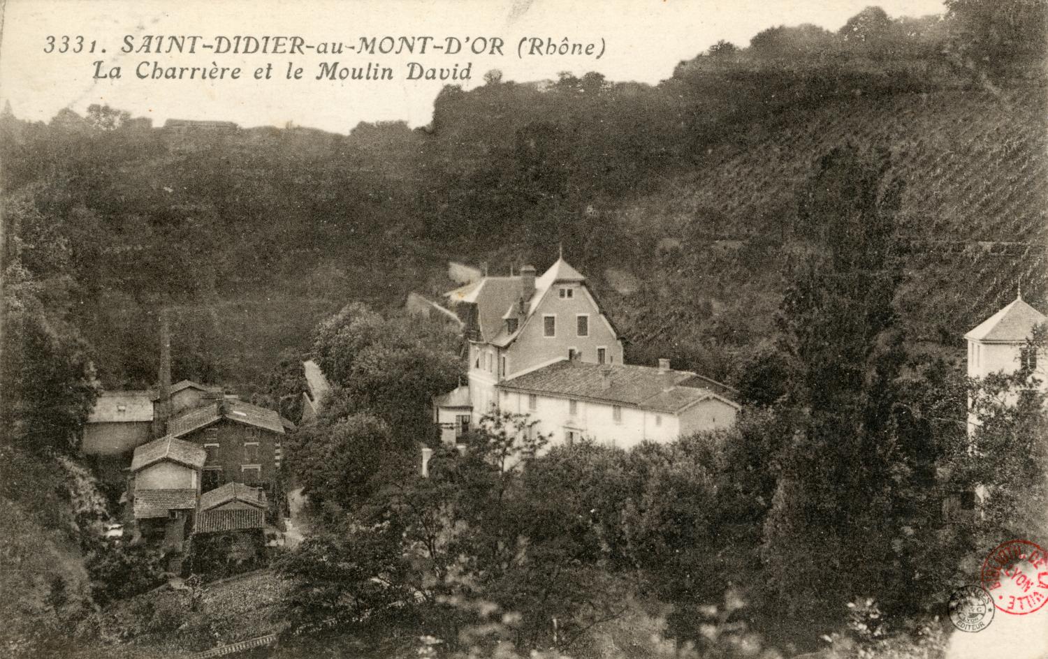Saint-Didier-au-Mont-d'Or (Rhône). - La Charrière et le Moulin David