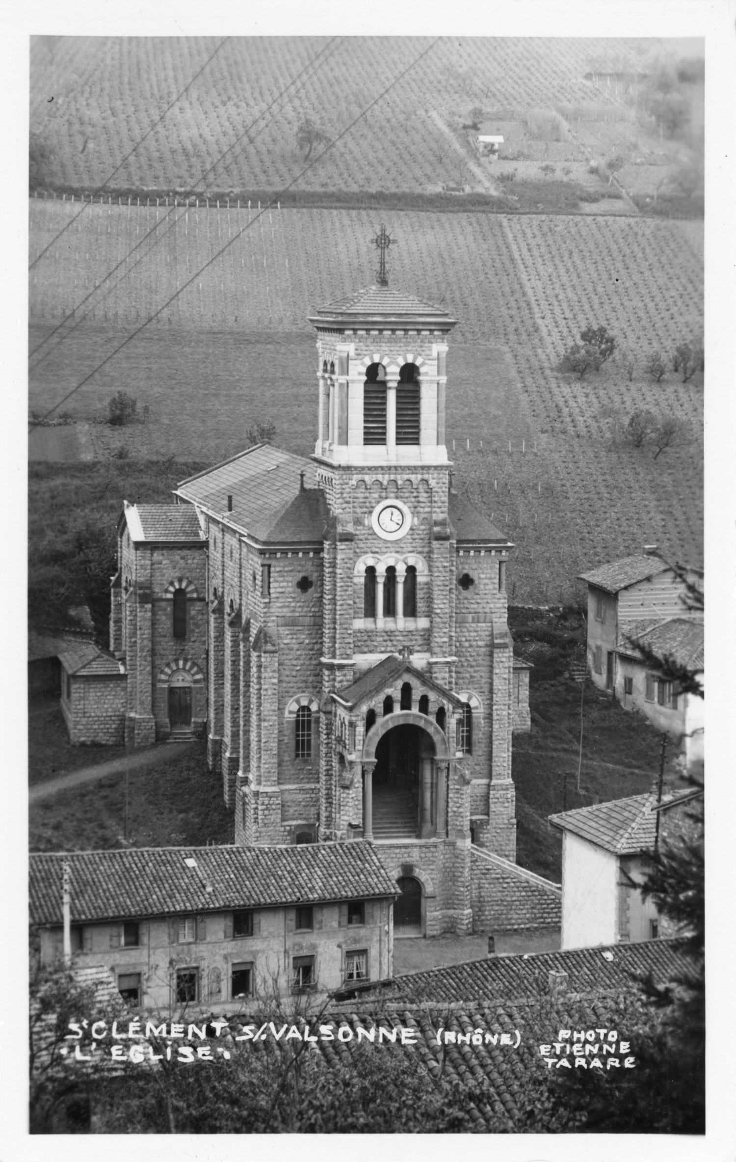 St-Clément s/ Valsonne (Rhône). - "L'Eglise"