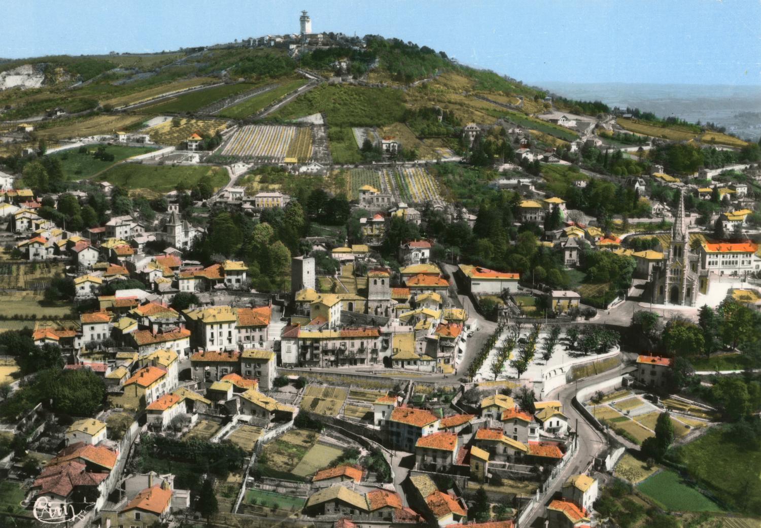 Saint-Cyr-au-Mont-d'Or (Rhône). - Vue générale