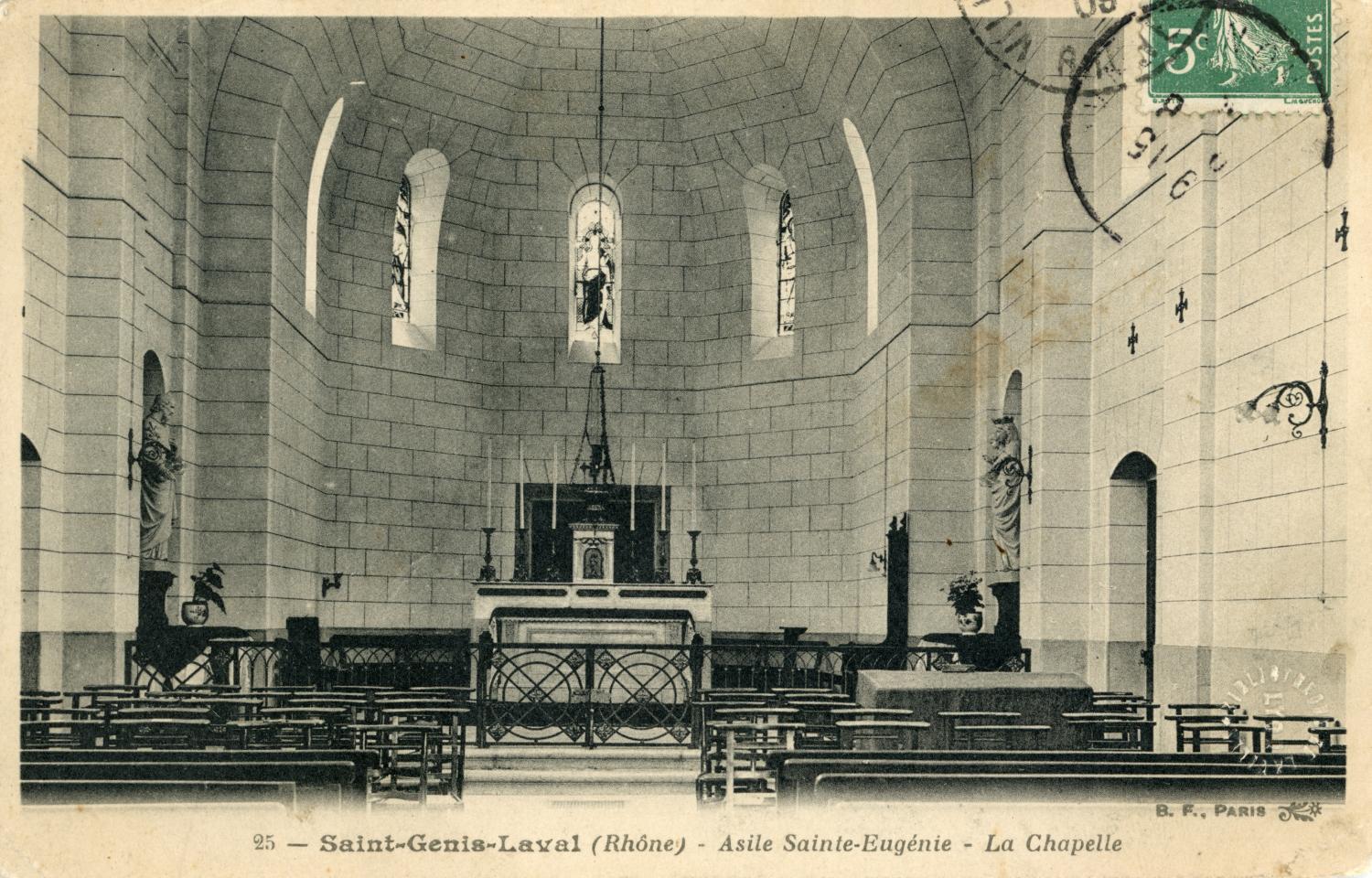 Saint-Genis-Laval (Rhône). - Asile Sainte-Eugénie. - La Chapelle