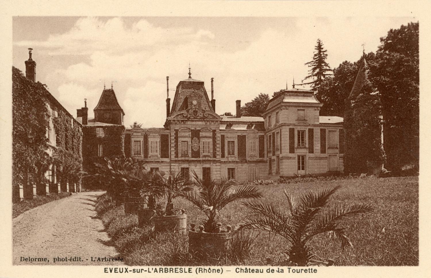 Eveux-sur-L'Arbresle (Rhône). - Château de la Tourette
