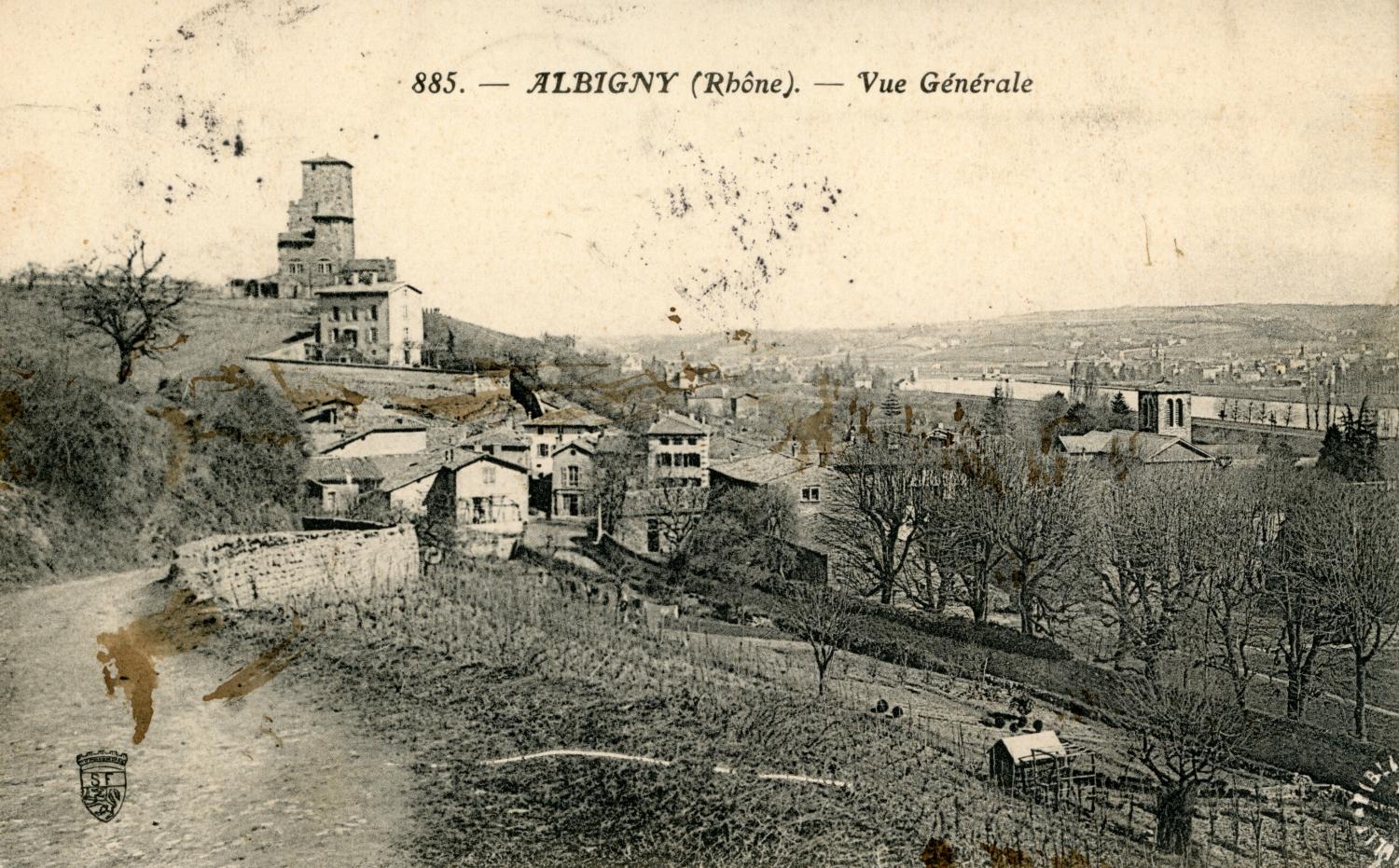 Albigny (Rhône). - Vue générale