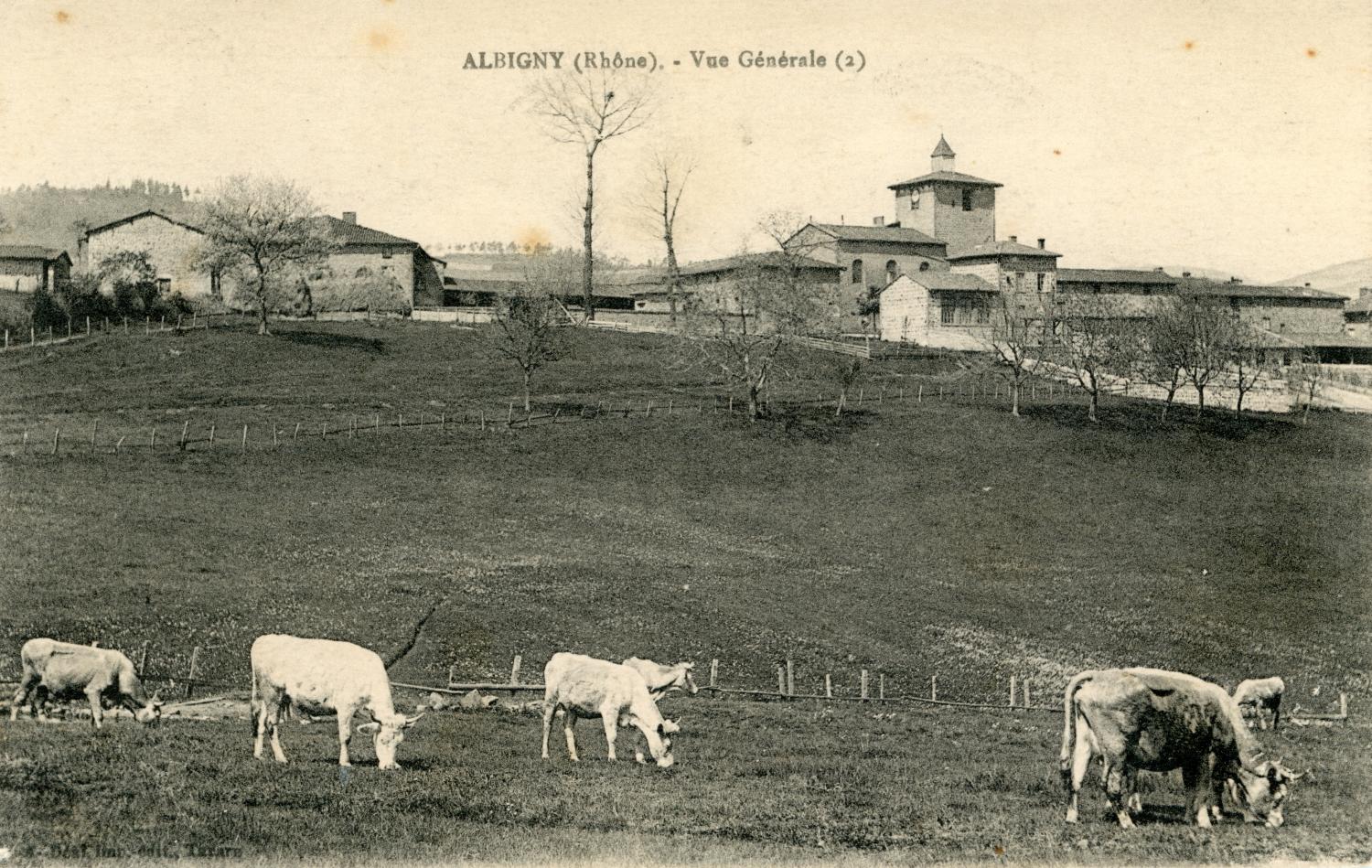 Albigny (Rhône). - Vue générale (2)