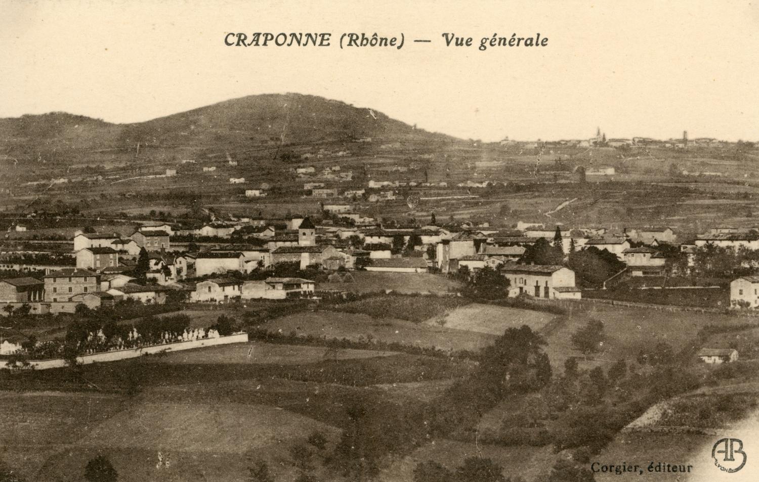 Craponne (Rhône). - Vue générale