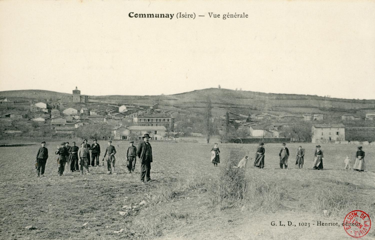 Communay (Isère). - Vue générale