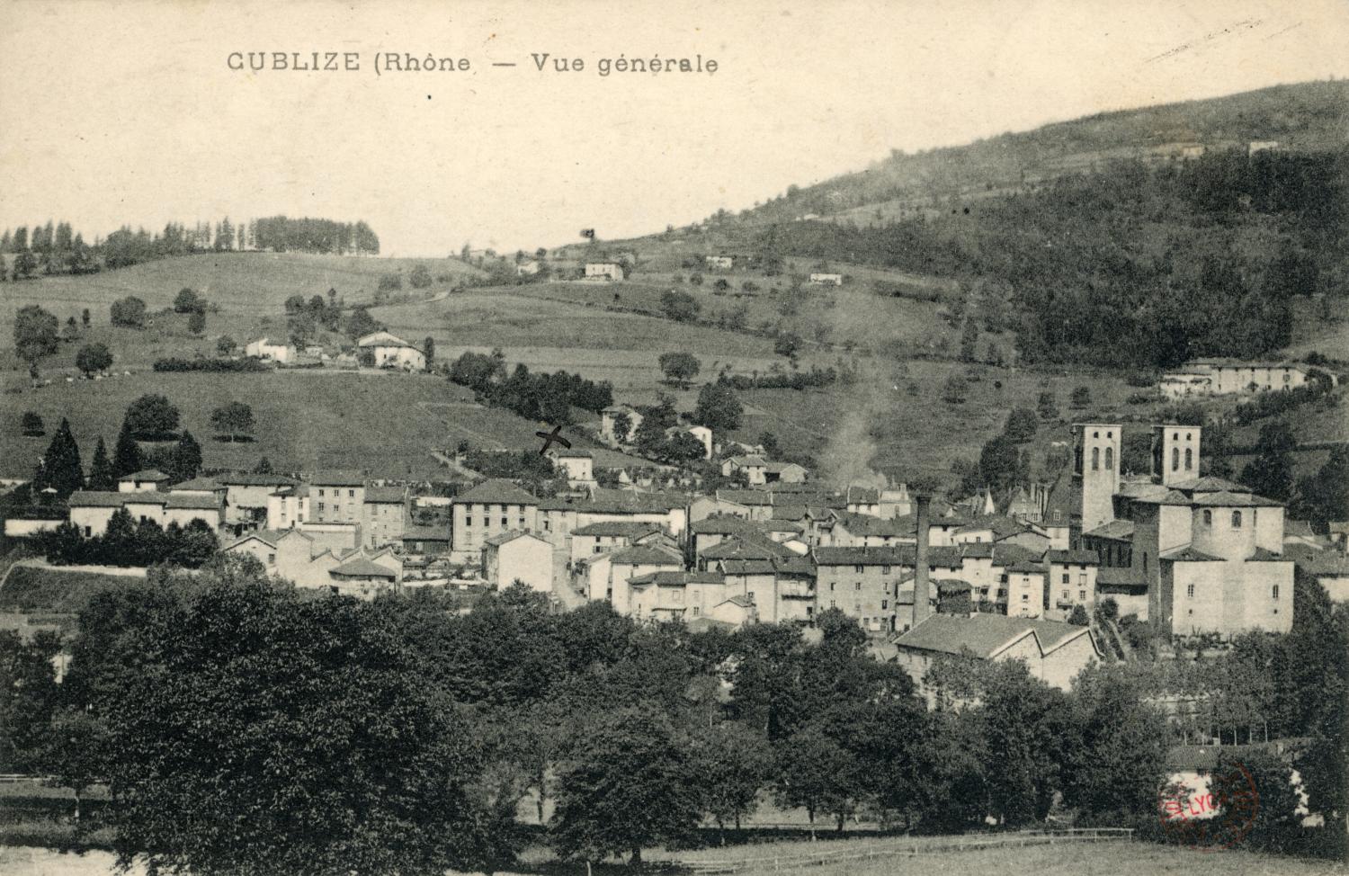 Cublize (Rhône). - Vue générale