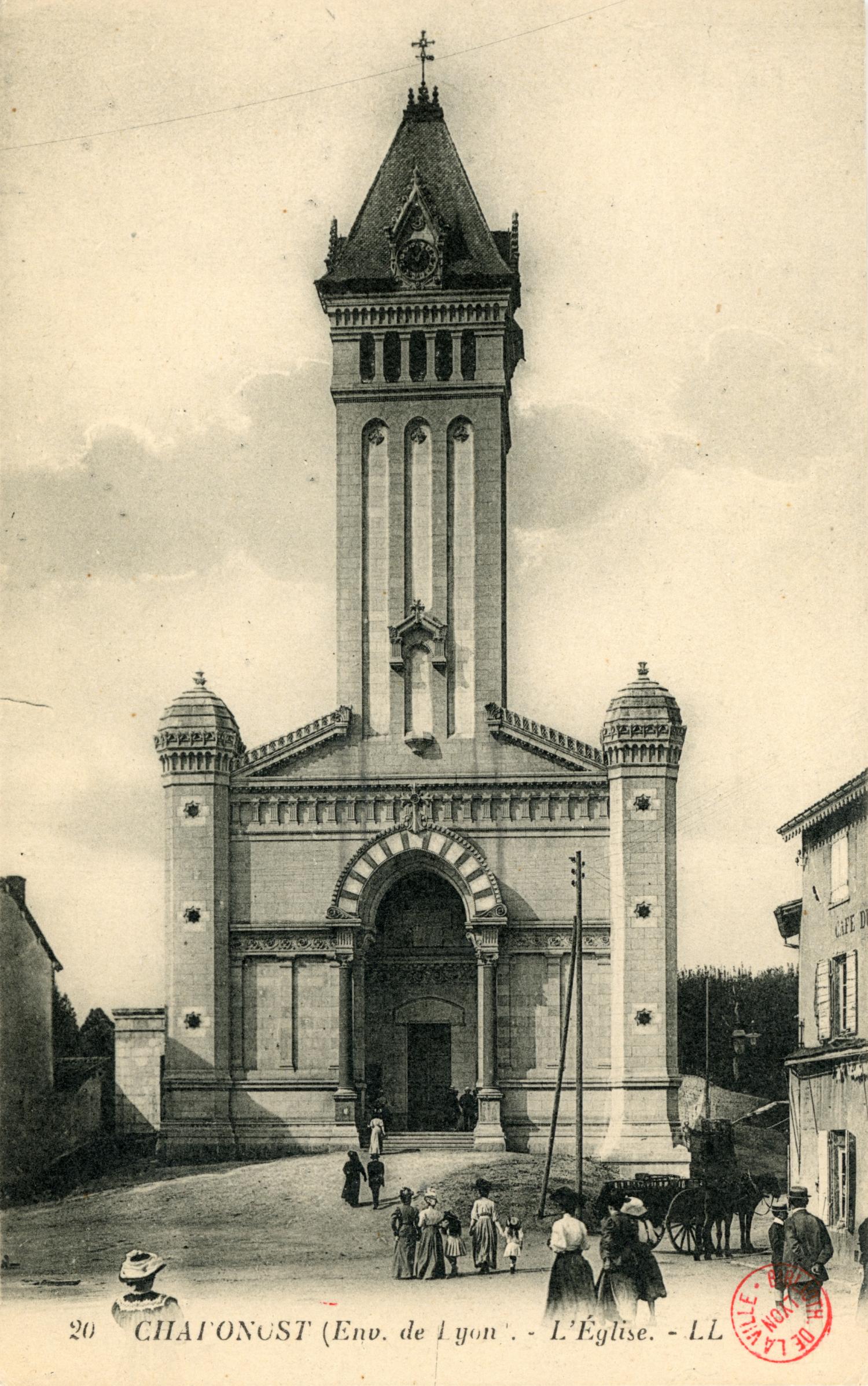 Chaponost (Rhône). - L'église