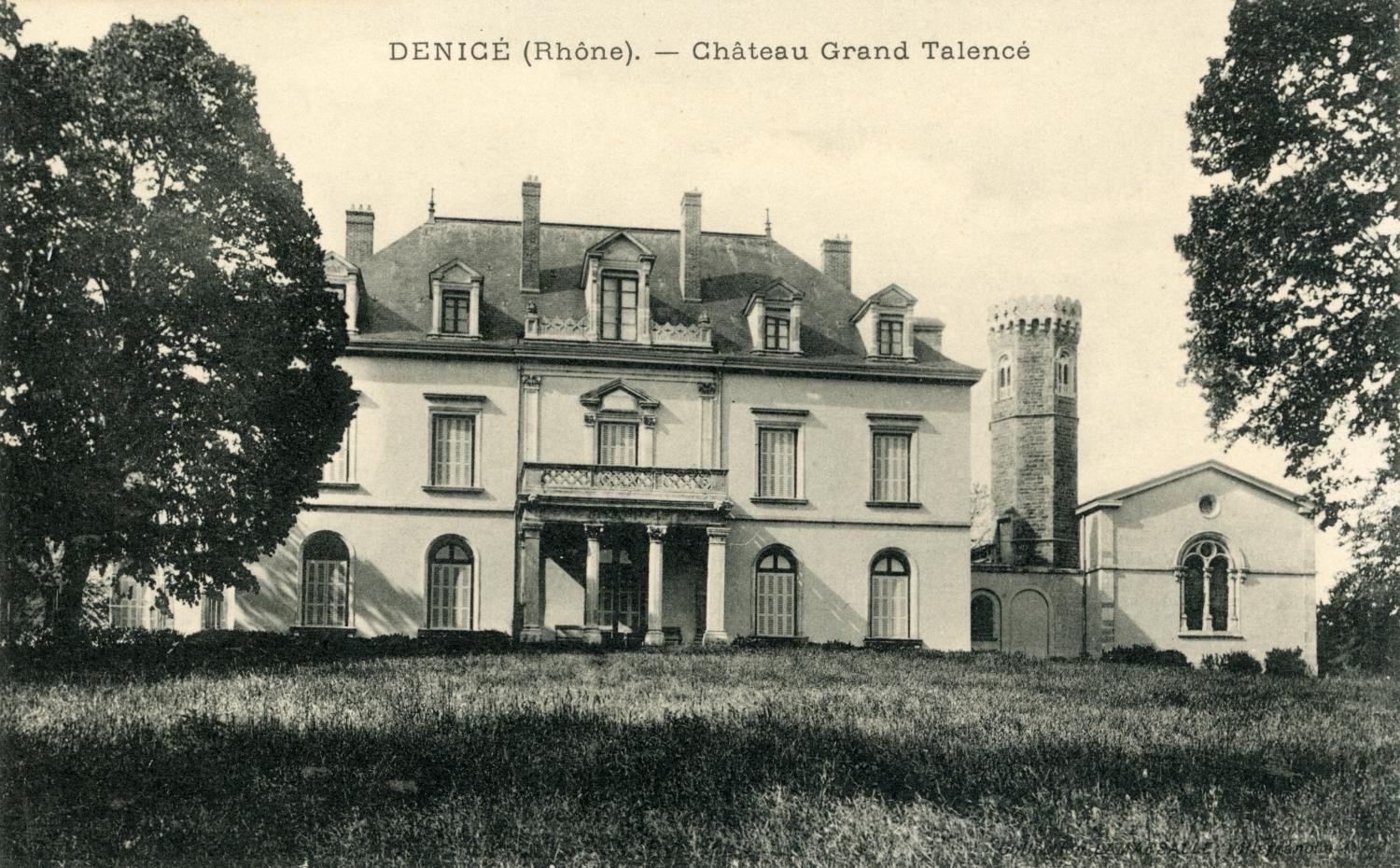 Denicé (Rhône). - Château Grand Talencé