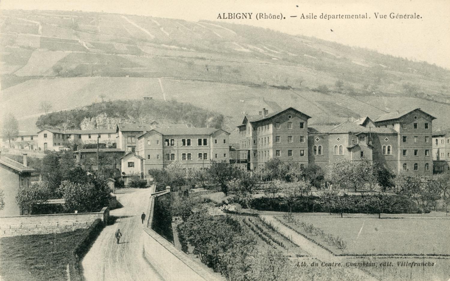 Albigny (Rhône). - Asile départemental. Vue générale