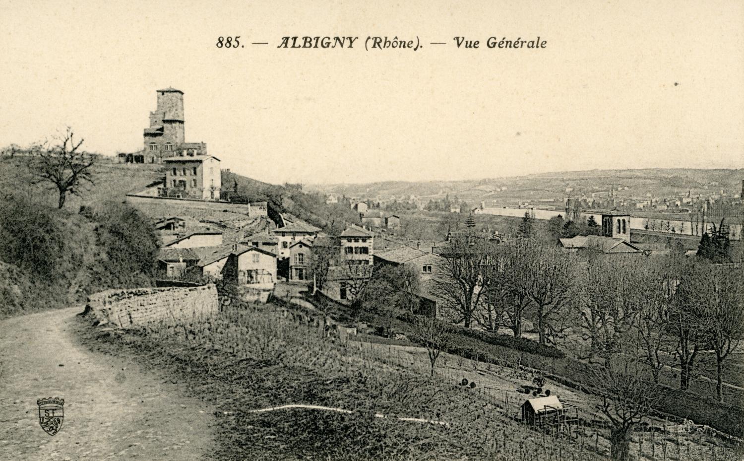 Albigny (Rhône). - Vue générale