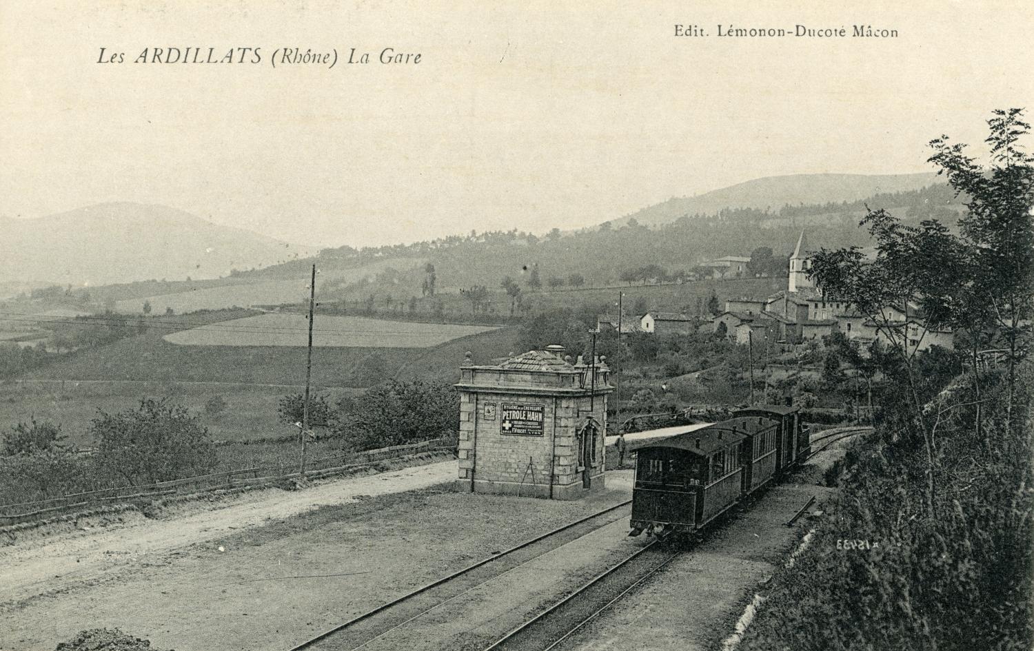 Les Ardillats (Rhône). - La gare