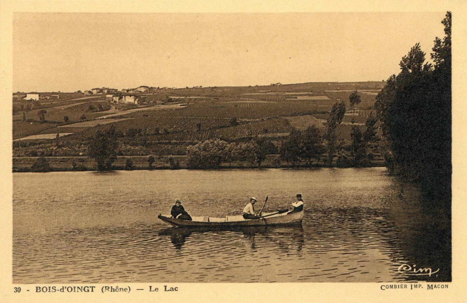 Bois-d'Oingt (Rhône). - Le lac