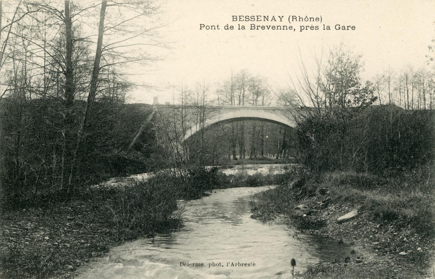 Bessenay (Rhône). - Pont de la Brevenne, près de la gare