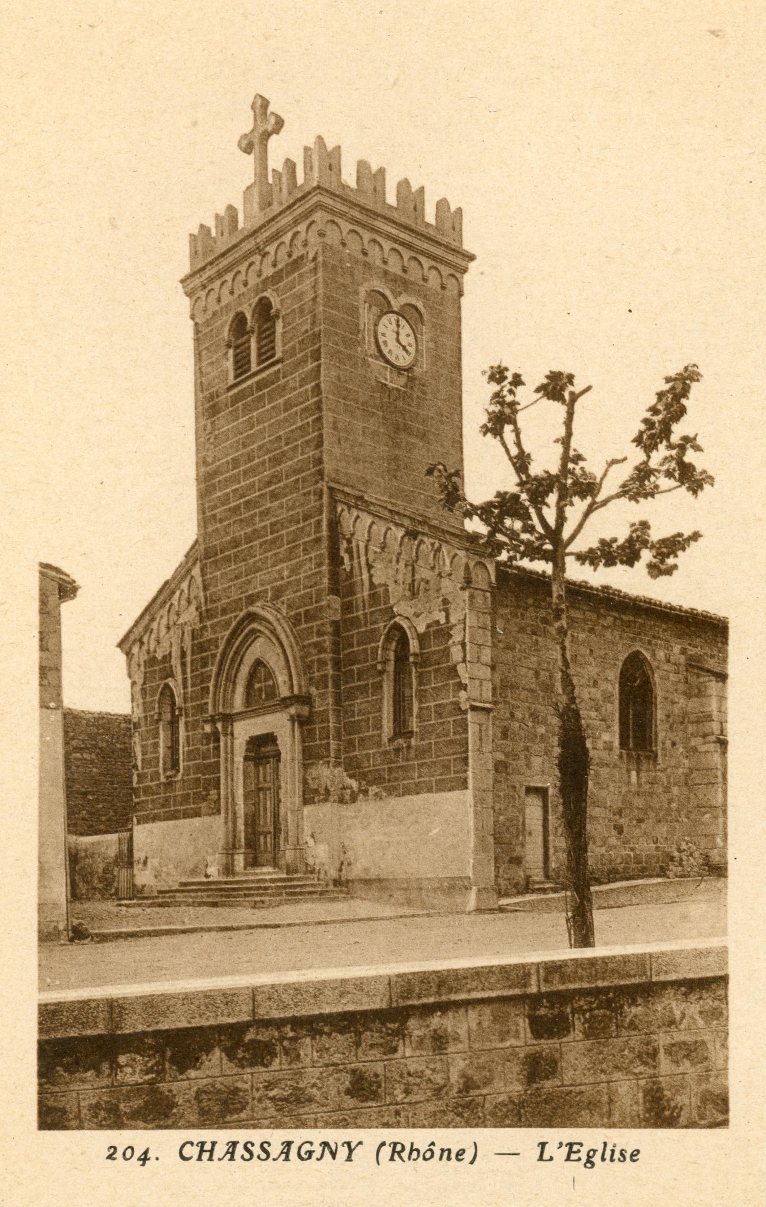 Chassagny (Rhône). - L'église