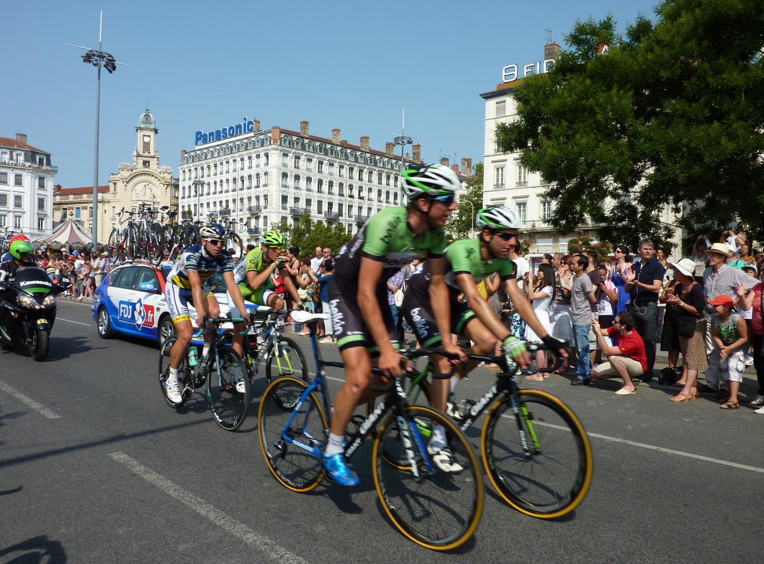 Passage du Tour de France 2013 à Lyon