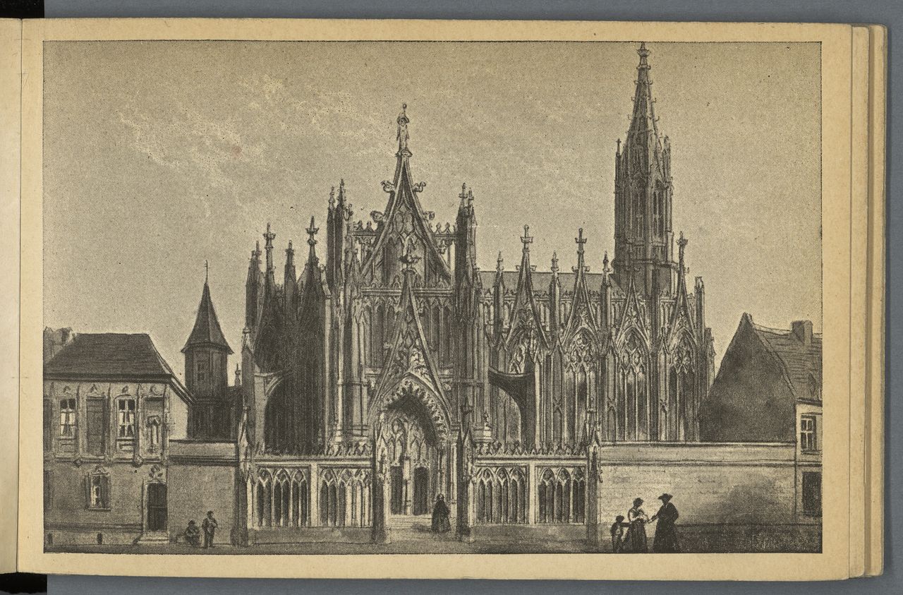 Cathédrale d'Arras (D'après vieille gravure) - numelyo - bibliothèque  numérique de Lyon