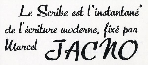  Scribe. Exemple  n° 1