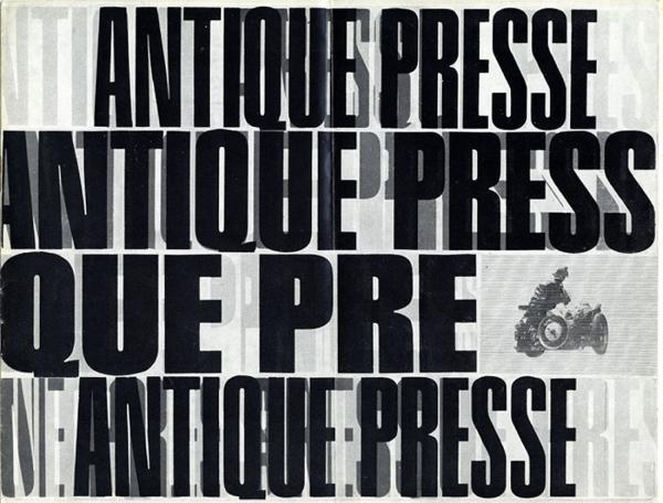  Antique Presse. Exemple  n° 1