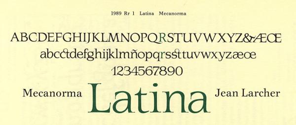  Latina. Exemple  n° 2
