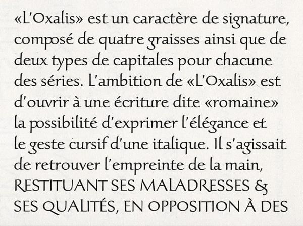  Oxalis. Exemple  n° 5