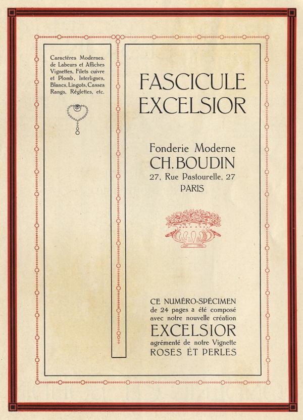  Excelsior Boudin. Exemple  n° 1