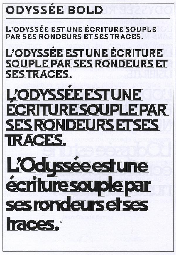  Odyssée. Exemple  n° 3